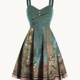 multi color dress